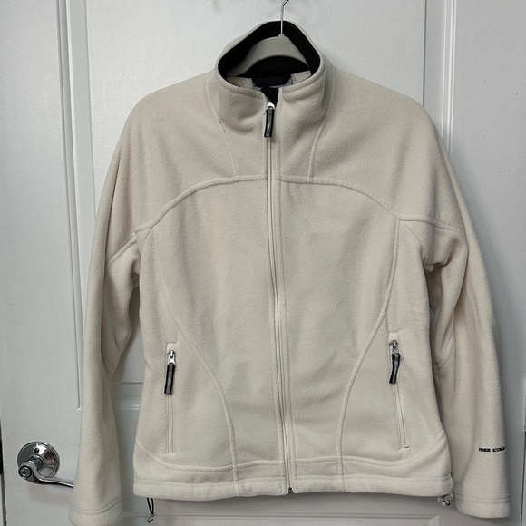Free Country Jackets & Blazers - Free Country Funnel Neck Jacket Cream